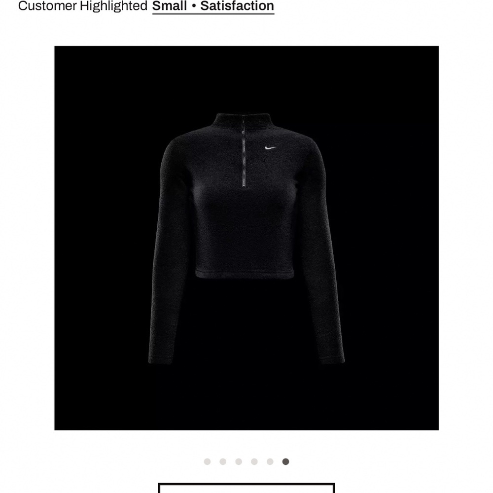 Nike Women's Sportswear Phoenix Plush Slim Long-Sleeve Cozy Fleece 1/2-Zip